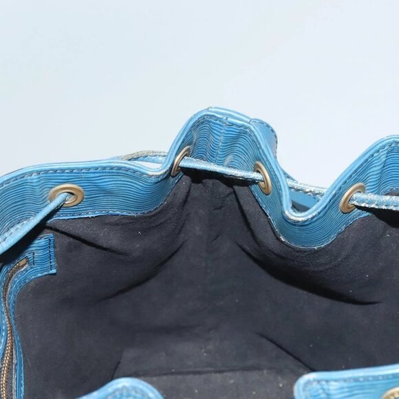 LOUIS VUITTON Epi Petit Noe Shoulder Bag Blue M44105 LV Auth 132004 - Picture 12 of 16